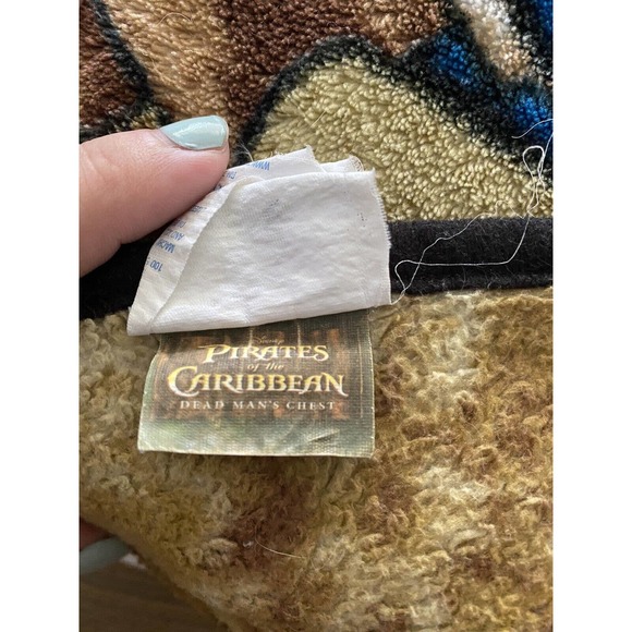 Disney Pirates of the Caribbean Plush Throw Blanket - Picture 5 of 5